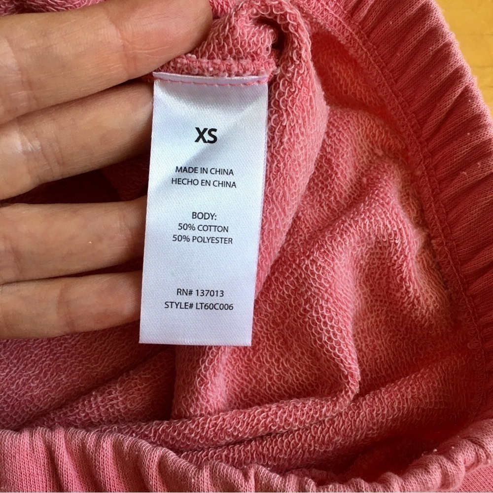 Wildfox “Del Sol Knox Pant” Sunshine Joggers, Bubblegum Pink, Yellow, Size XS - Picture 9 of 17